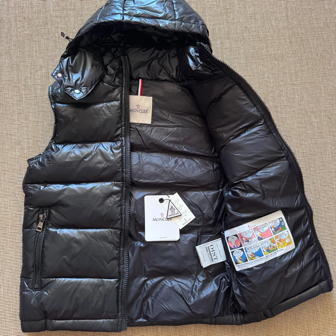 Black Moncler vest/Svart väst - 2