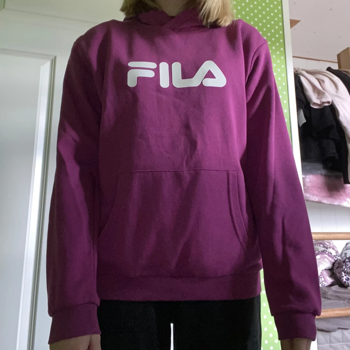 Lila hoodie från FILA - 3
