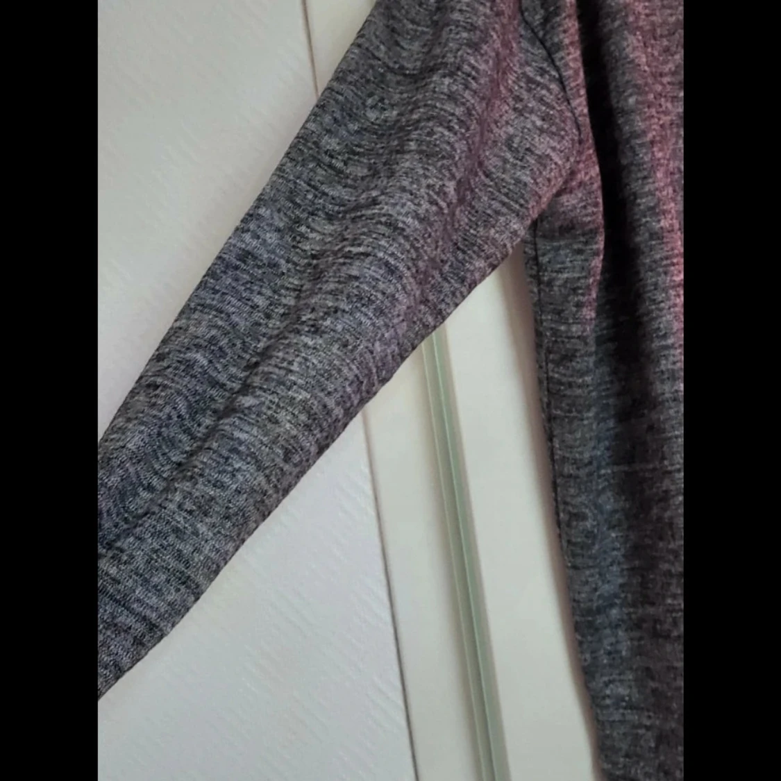 Gråmelerad stickad tröja Kaffe Curve - 3