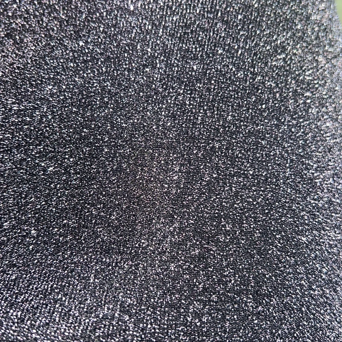 Glittrig mörklila minikjol - 1