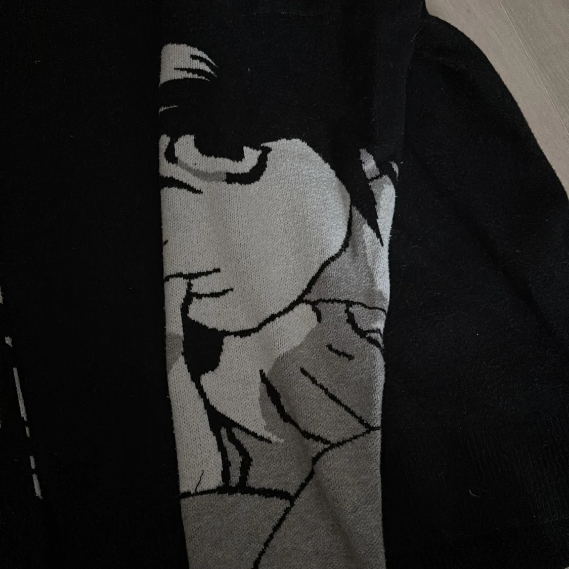 Svart stickad anime/ Misa Amane / Death note tröja  - 2