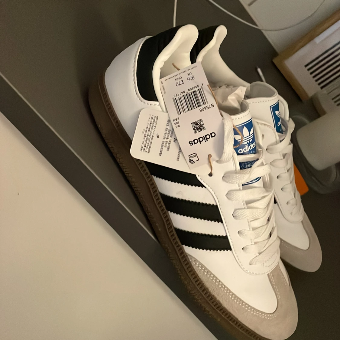 Adidas Samba sneakers vit/svart