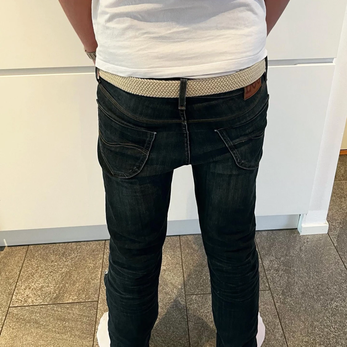 Beige flätat bälte från Tressé  - 1