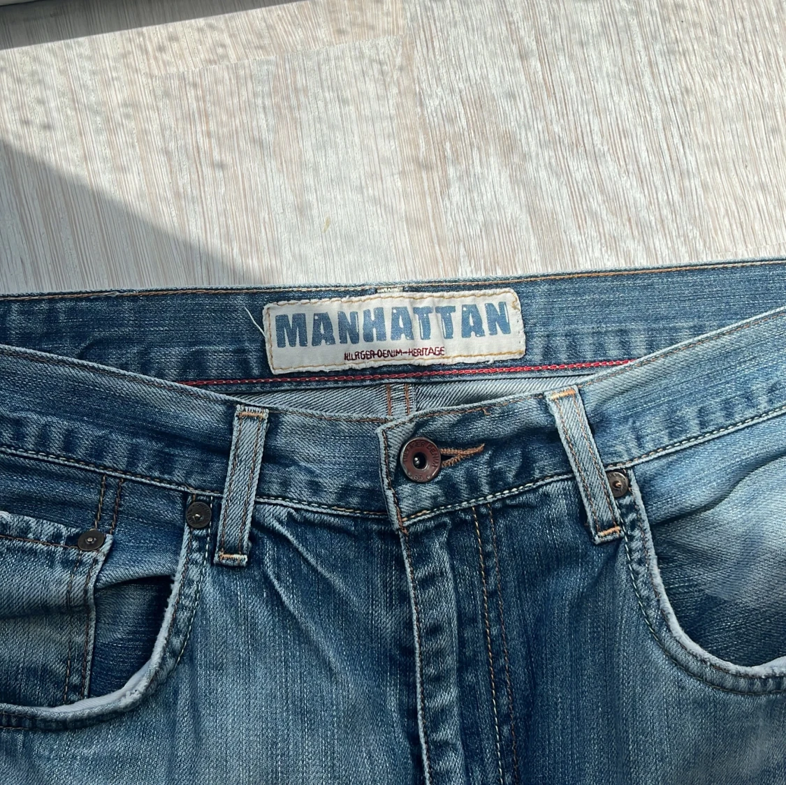 Tommy Hilfiger Manhattan jeans blå - 3