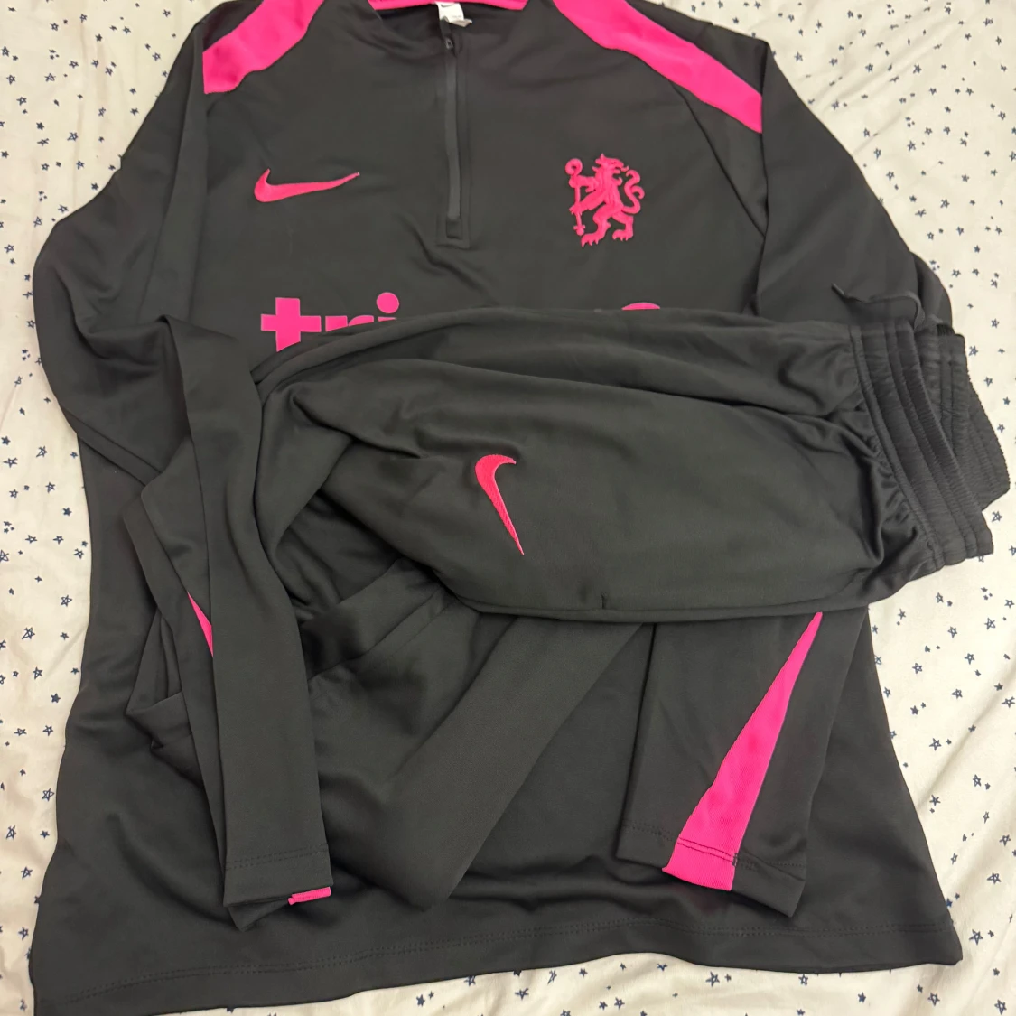 Chelsea träningsset Nike svart/rosa - 1