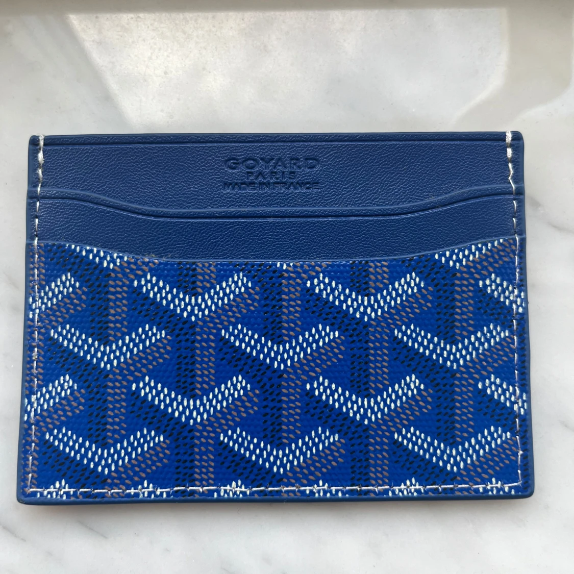 Blå korthållare från Gojard - 2