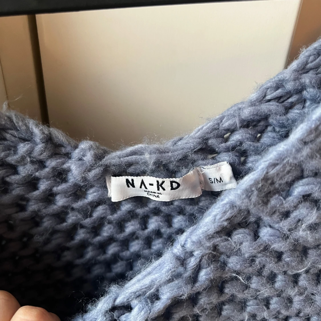 Blå stickad tröja från NA-KD - 1