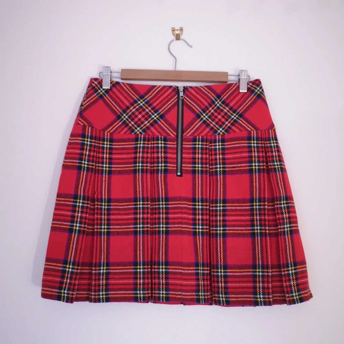 Rutig kjol - strl 38 - 1