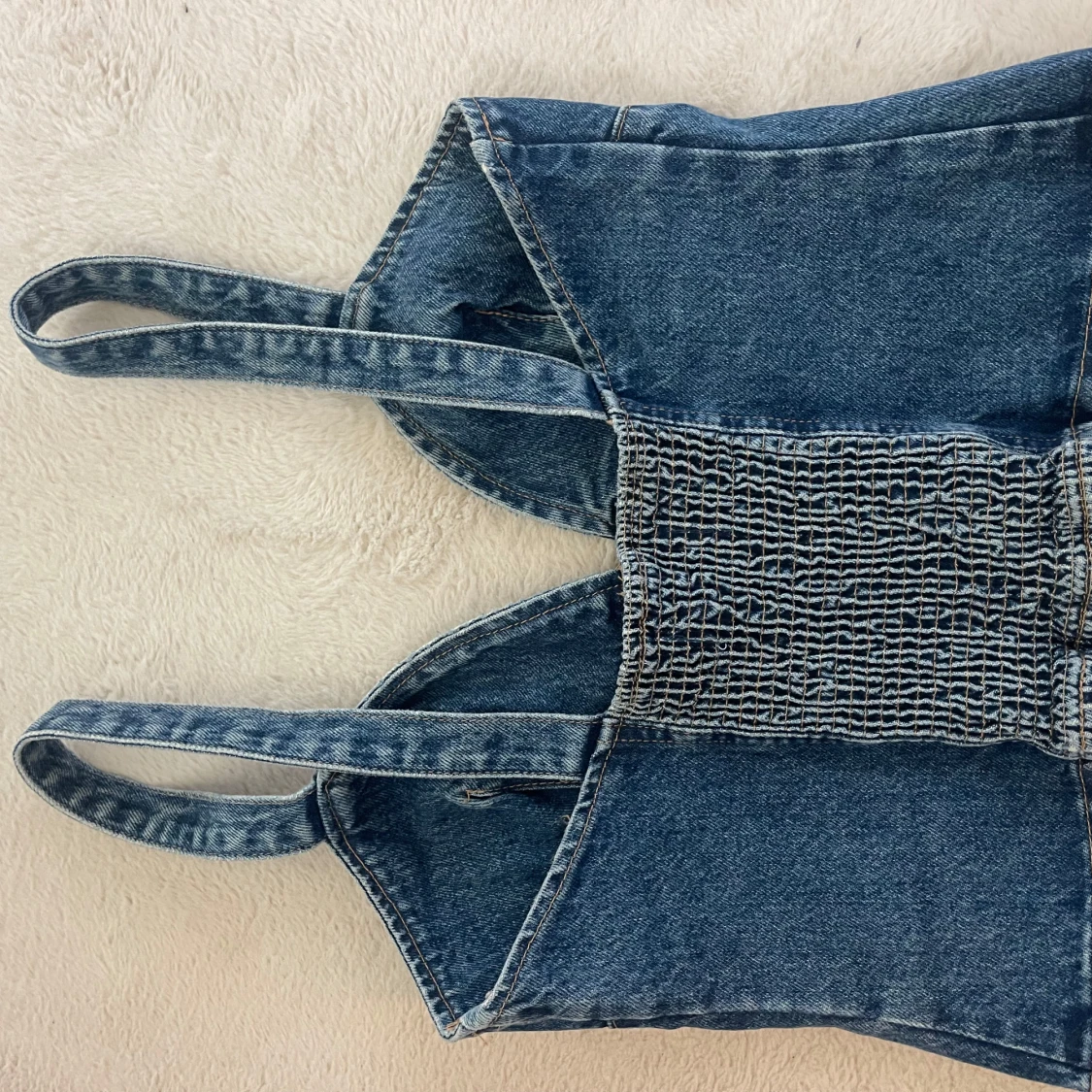 Jeans korsettopp från Zara - 1