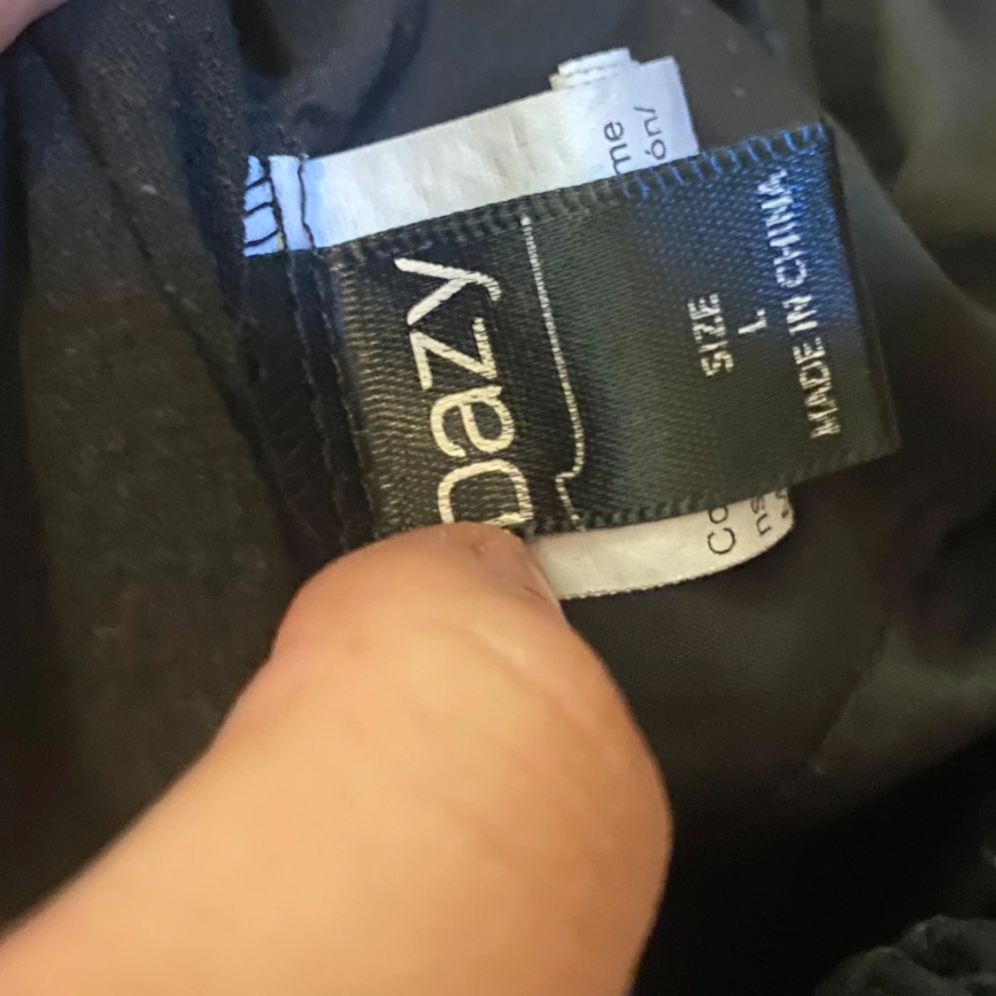 Svarta linnebyxor från Dazy, storlek L ( SÅLD )  - 2