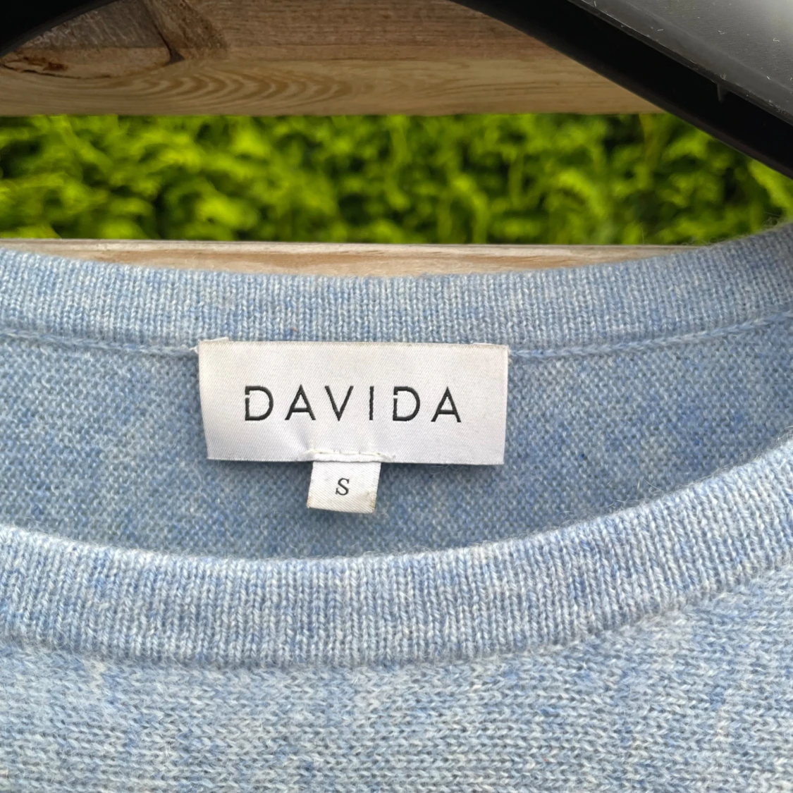 Blå kashmirtröja från Davida - 1