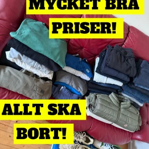 ALLT SKA BORT! MÄRKESKLÄDER! BRA KLÄDER!  - ! SJUKT BRA PRISER O KLÄDER! FRAKTAR SNABBT! 