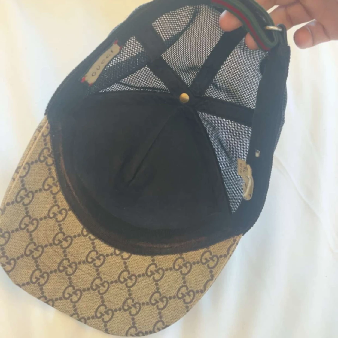 Gucci keps med tigertryck och GG-mönster - 1