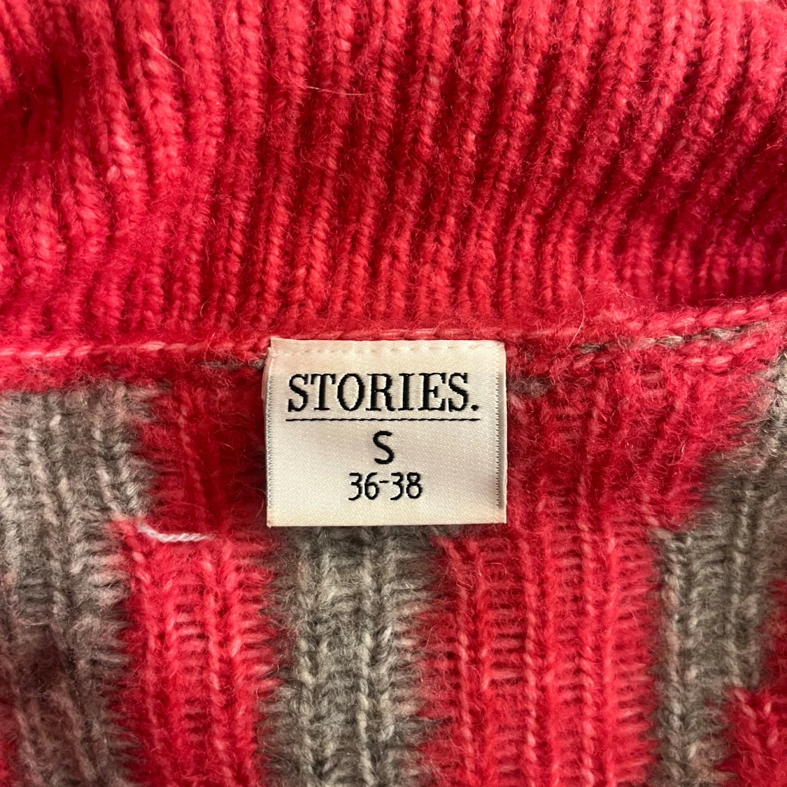 Rosa och grå kofta från Stories - 2