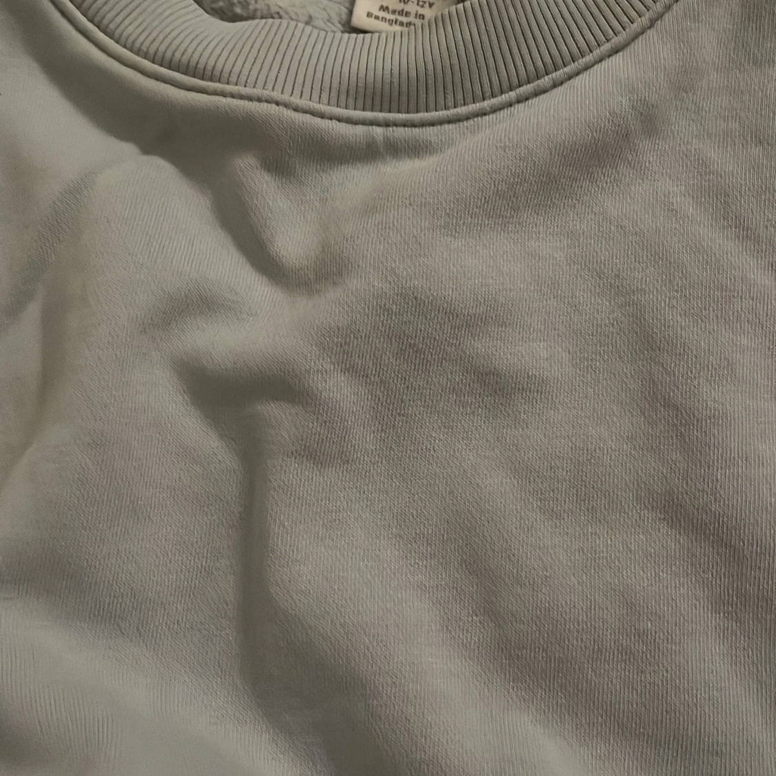 Ljusblå croppad tröja - 2