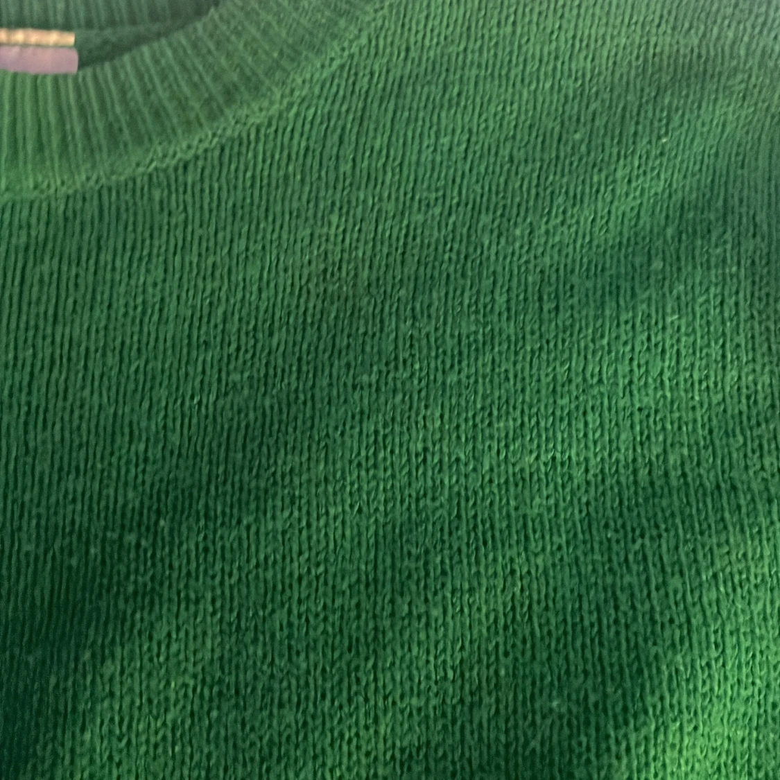 Grön stickad tröja - 2