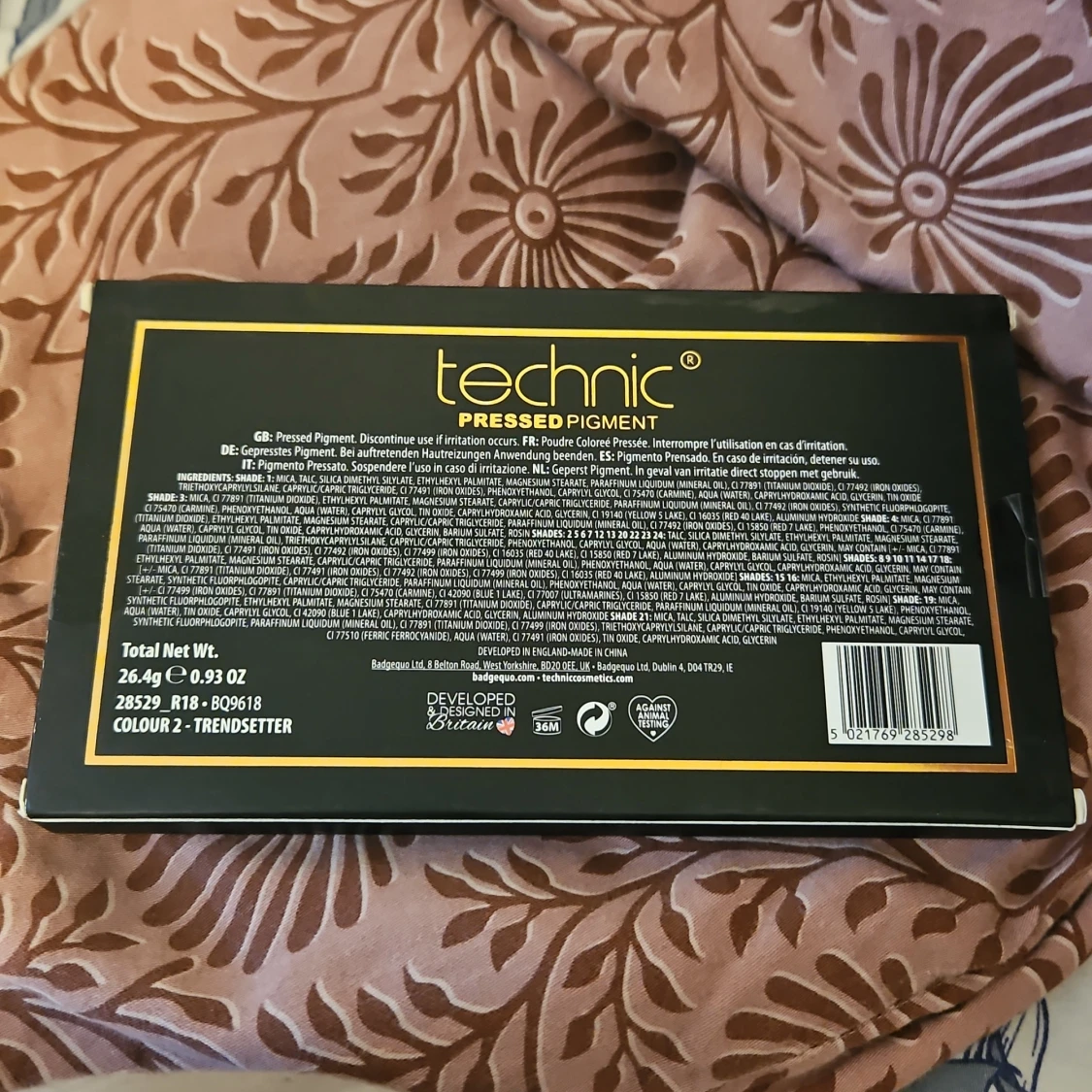 Trendsetter ögonskuggspalett från Technic - 1