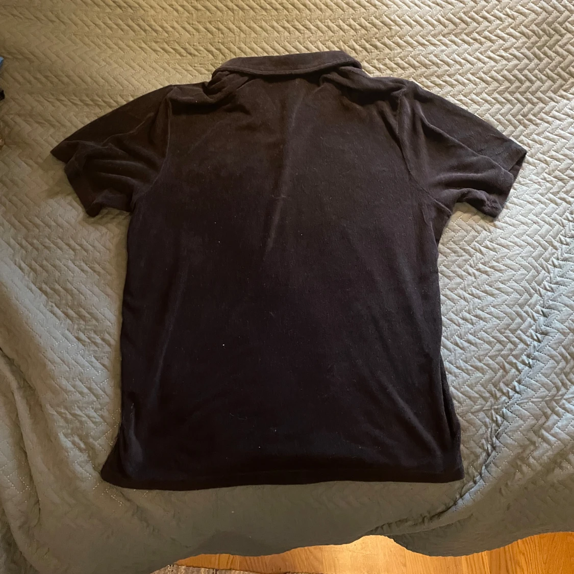 Svart kortärmad pikétröja från Jack and Jones  - 1