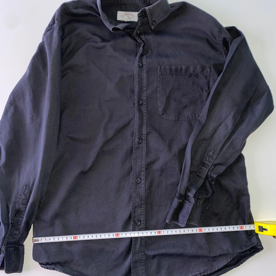 Morkgrå långärmad skjorta från Armani Jeans - 1