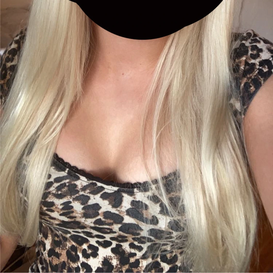 Leopardmönstrad topp