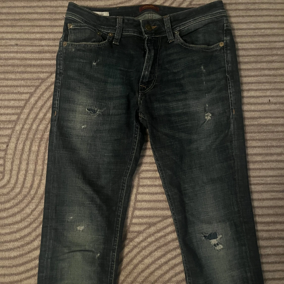Blå skinny jeans från Jack & Jones - 1