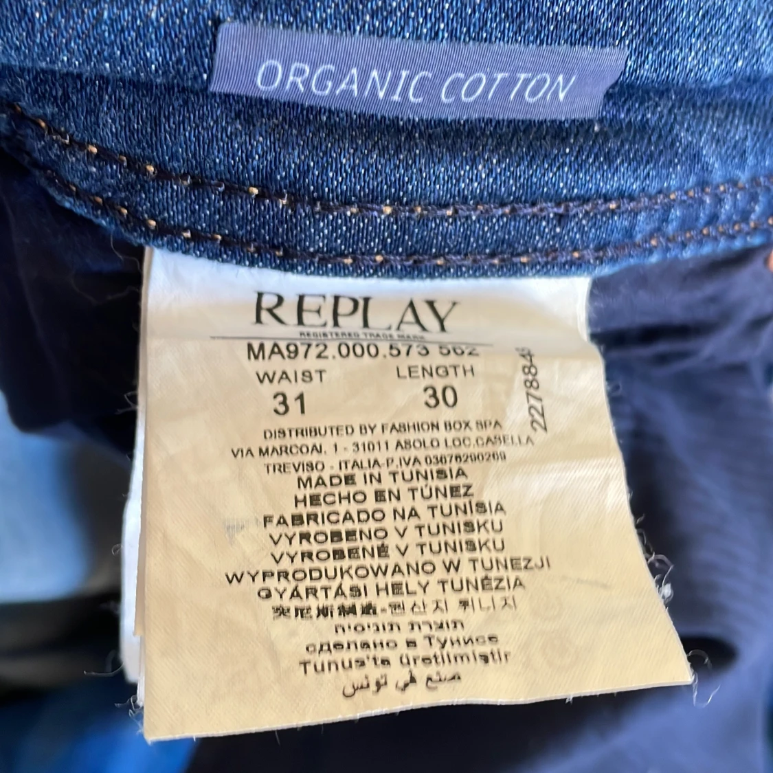 Blå jeansbyxor från Replay - 2