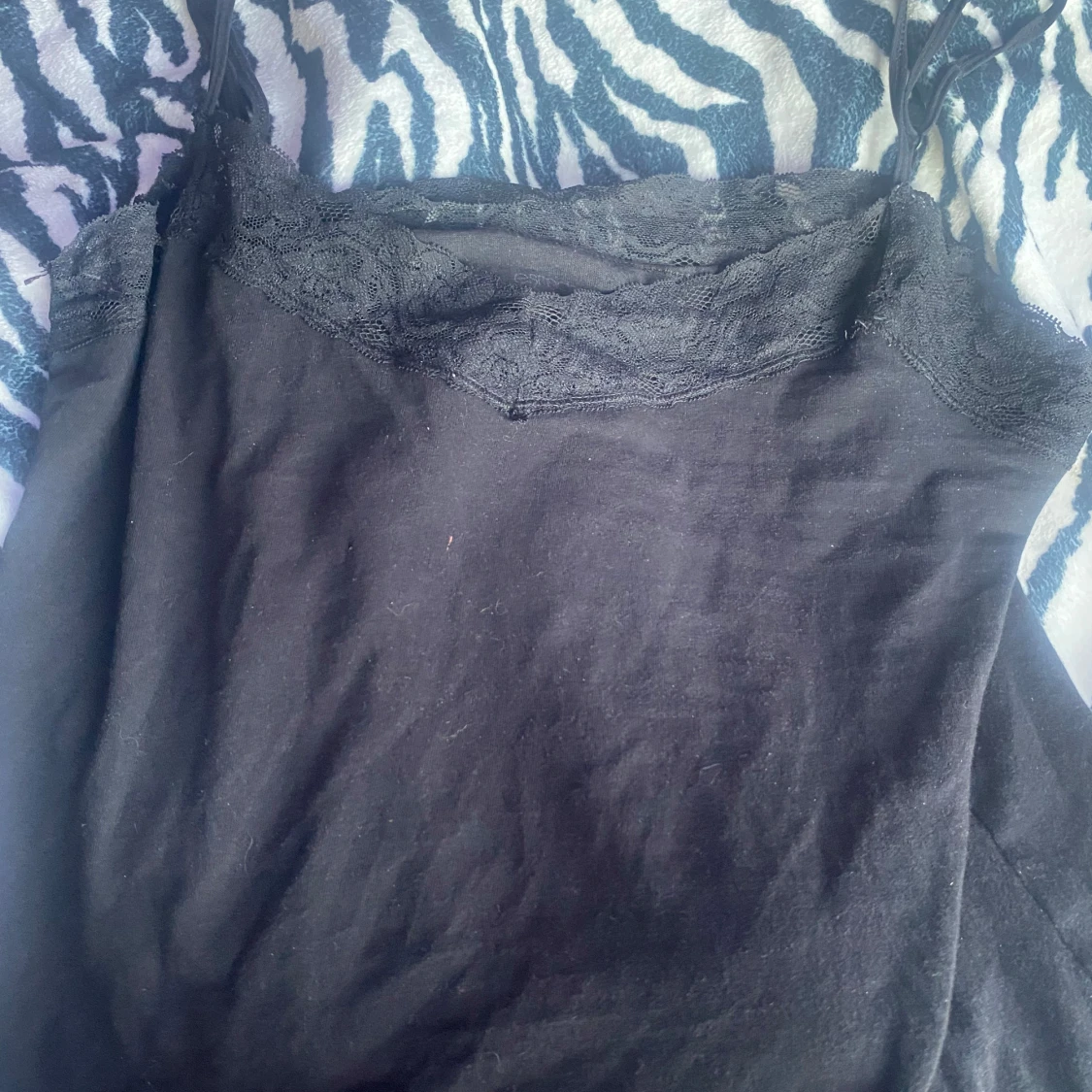 Svart spets linne❣️