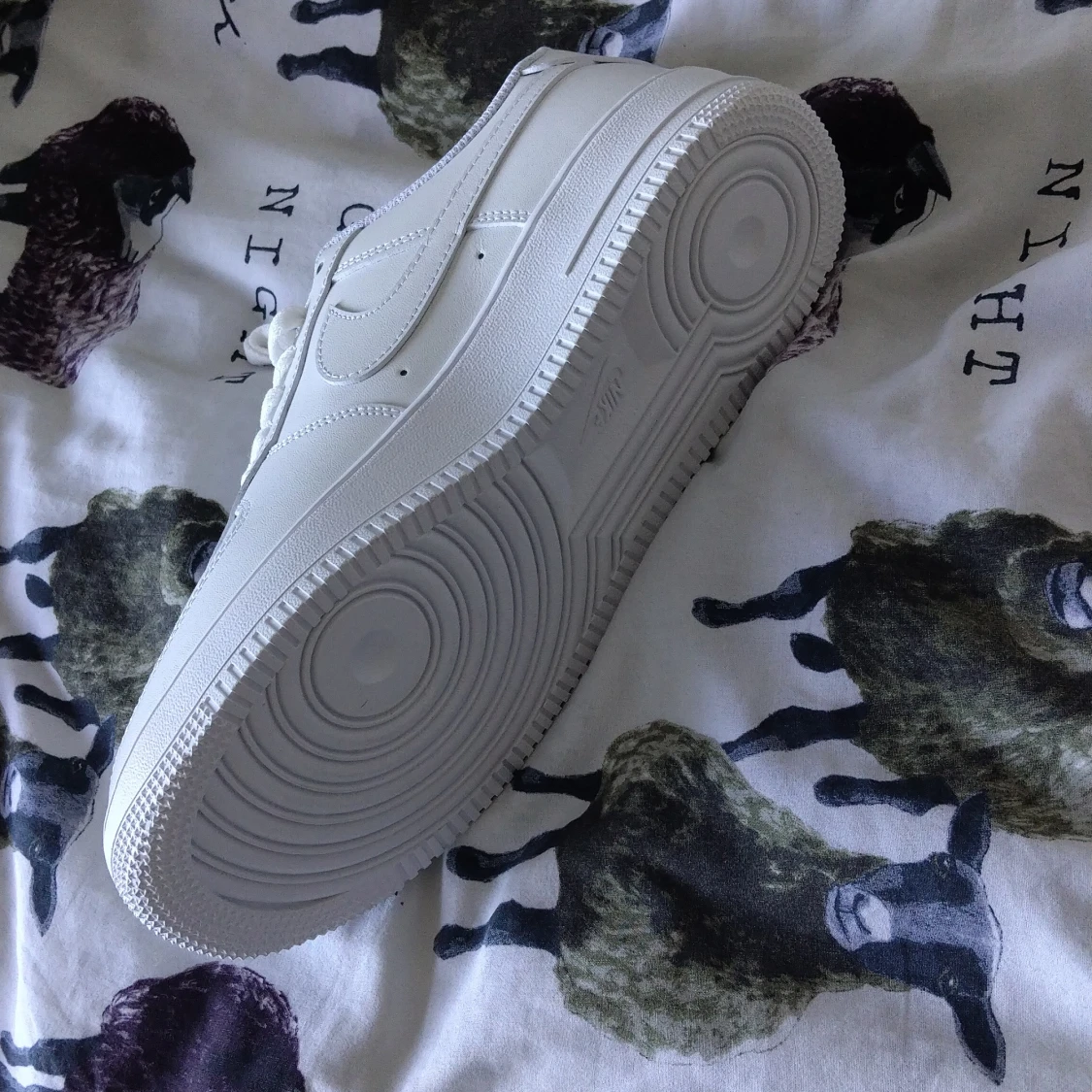 Nike Air Force 1 helvita sneakers - 1