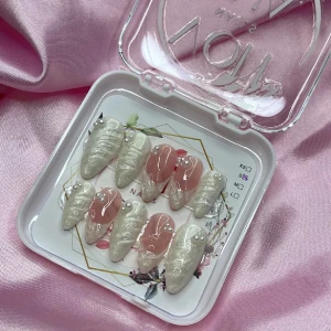 AngelMilk (S);Medium Almond - S: 15 mm, 11,5 mm, 12 mm, 11 mm, 9 mm 