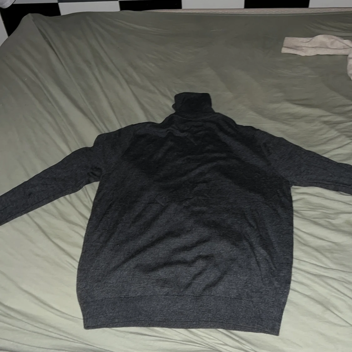 Mörkgrå merino polotröja These Glory Days - 4