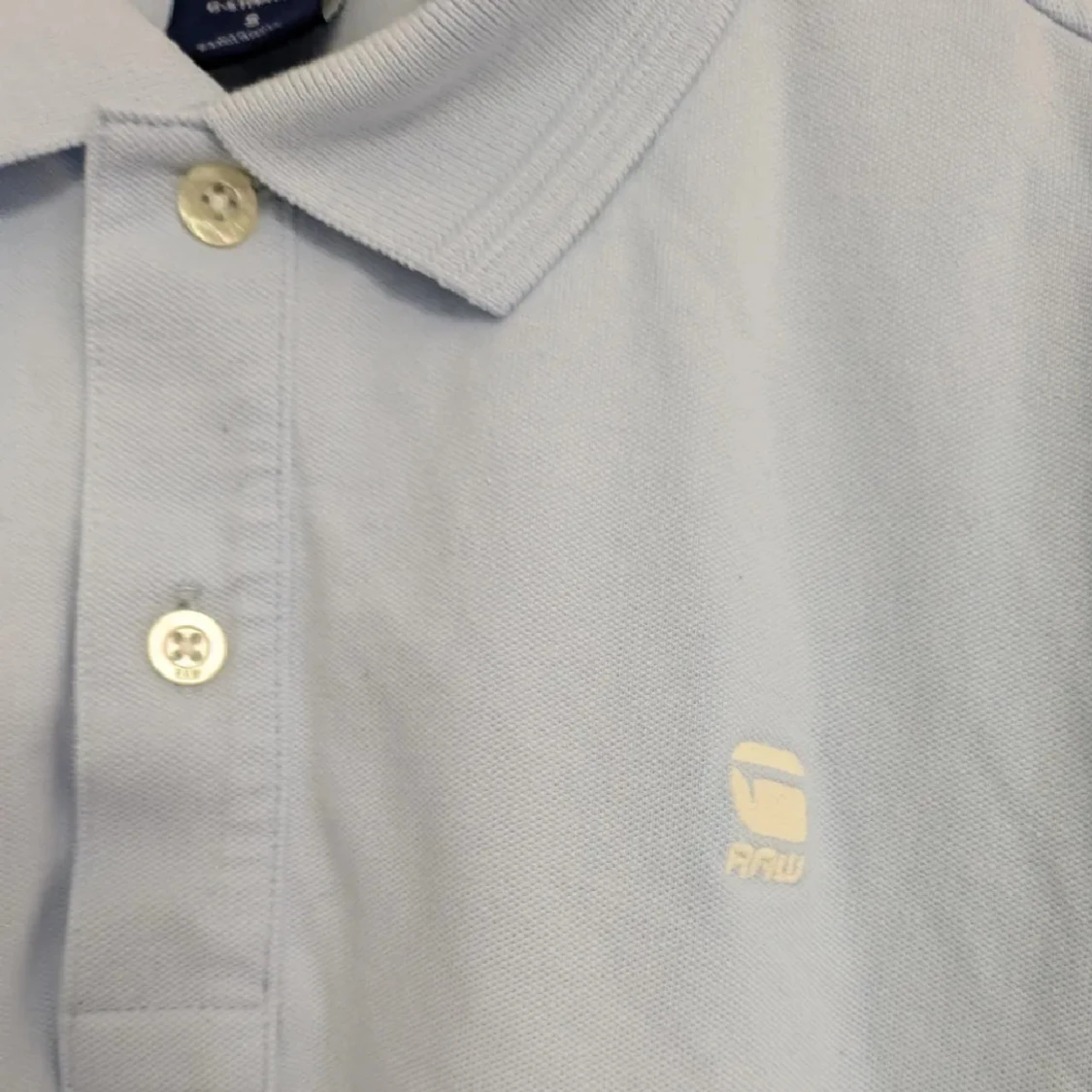 Ljusblå pikétröja från G-Star RAW - 2