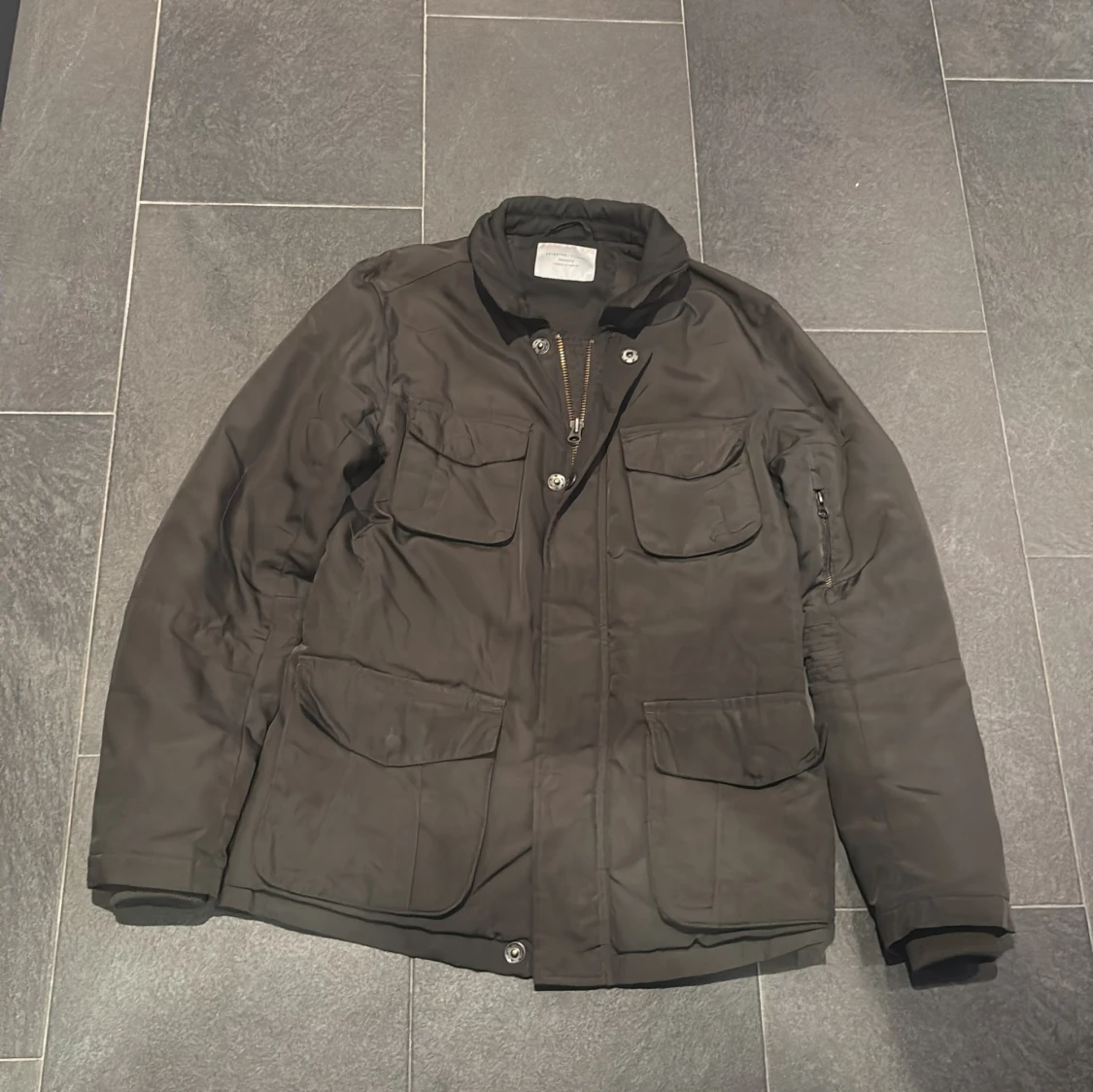 Olivgrön Fieldjacka - 1