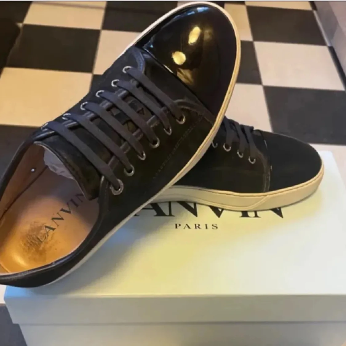 Svarta sneakers från Lanvin - 1