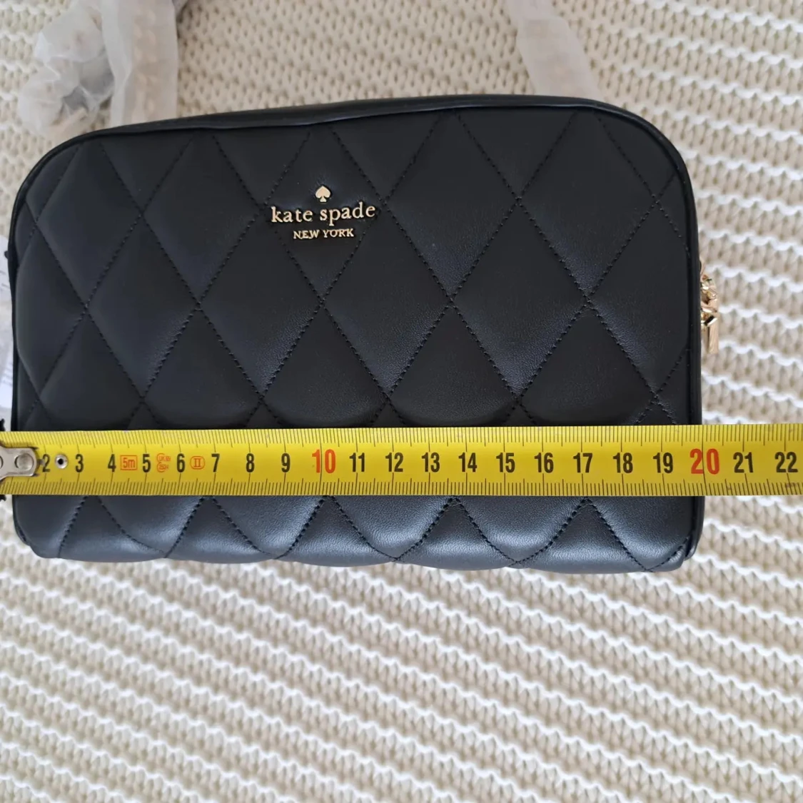 Svart quiltad axelväska från Kate Spade - 4