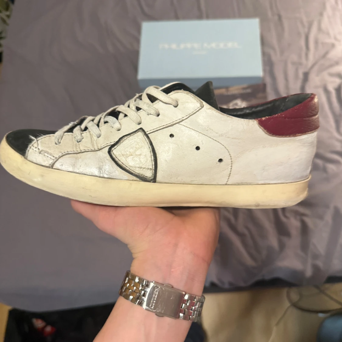 Vita sneakers från Philippe Model - 1