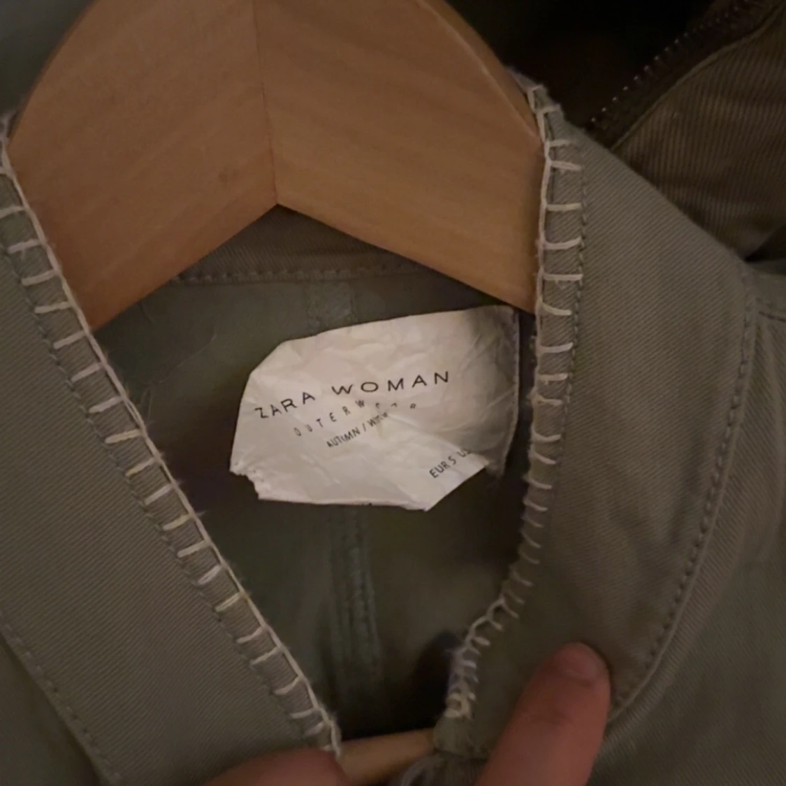 Grön jacka från Zara  - 2
