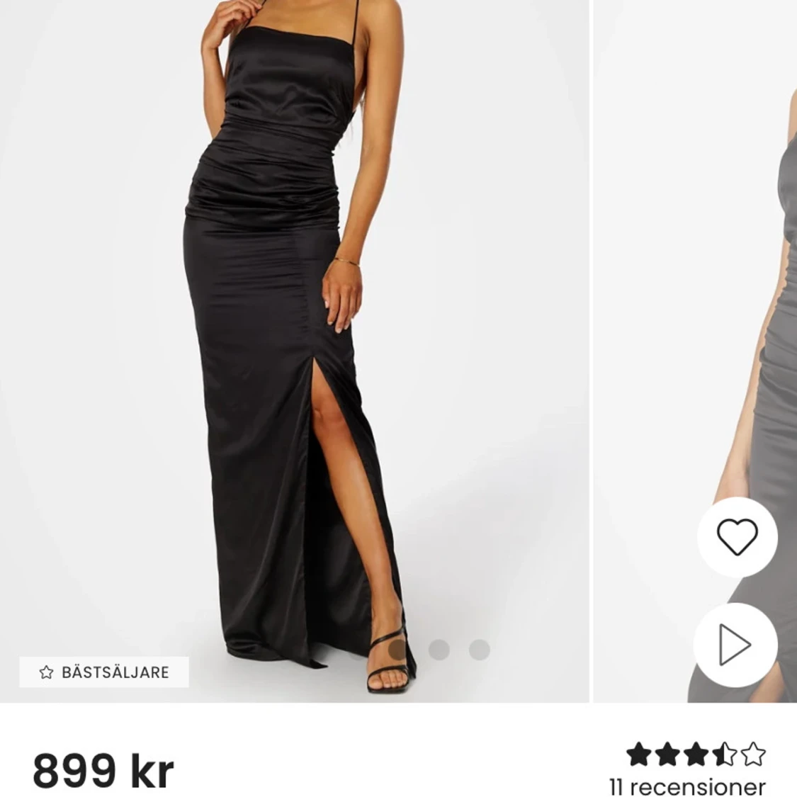 Svart långklänning - 3