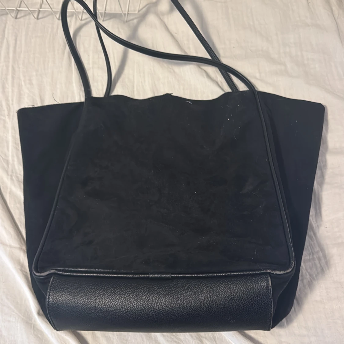 Svart och brun axelväska från H&M - 1