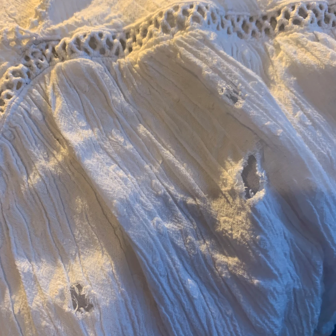 Vit blommig klänning från Flash Woman - 4