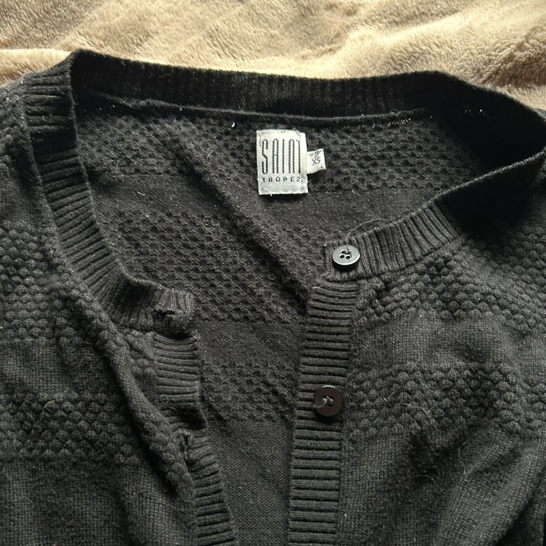 Svart kofta från Saint Tropez XS - 1