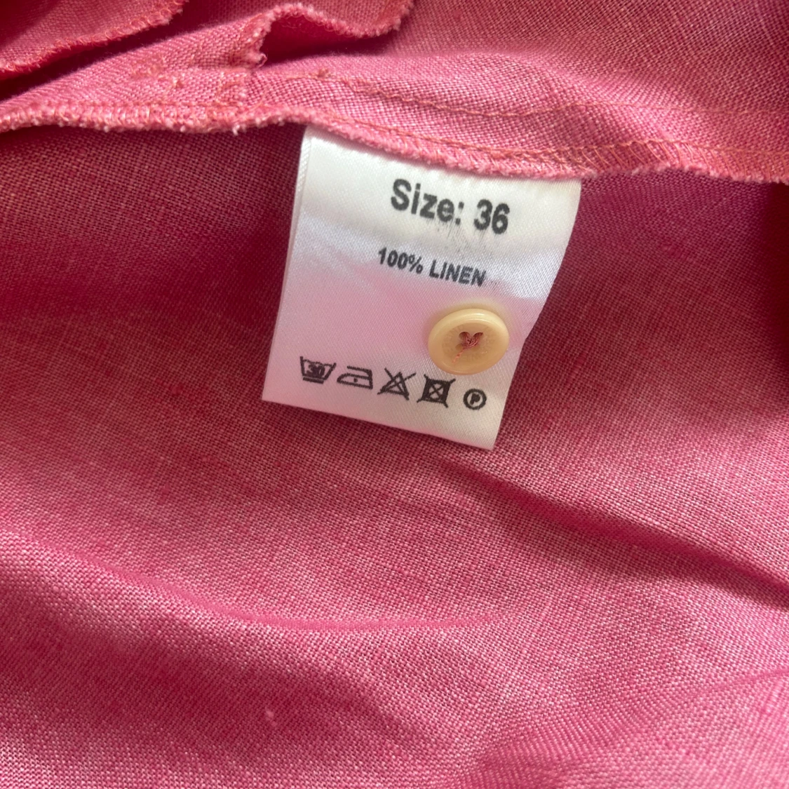 Rosa linneklänning från Maria Westerlind - 4