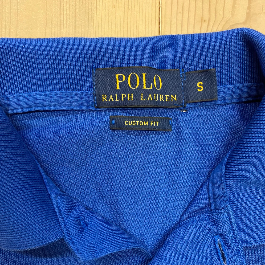 Marinblå pikétröja från Ralph Lauren  - 2