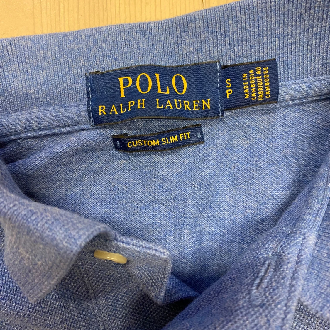 Ljusblå  pikétröja från Ralph Lauren - 2