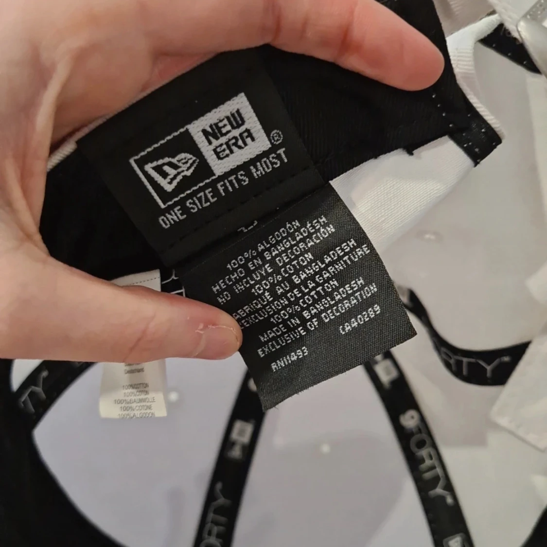 Vit keps från New Era med NY-logga - 2