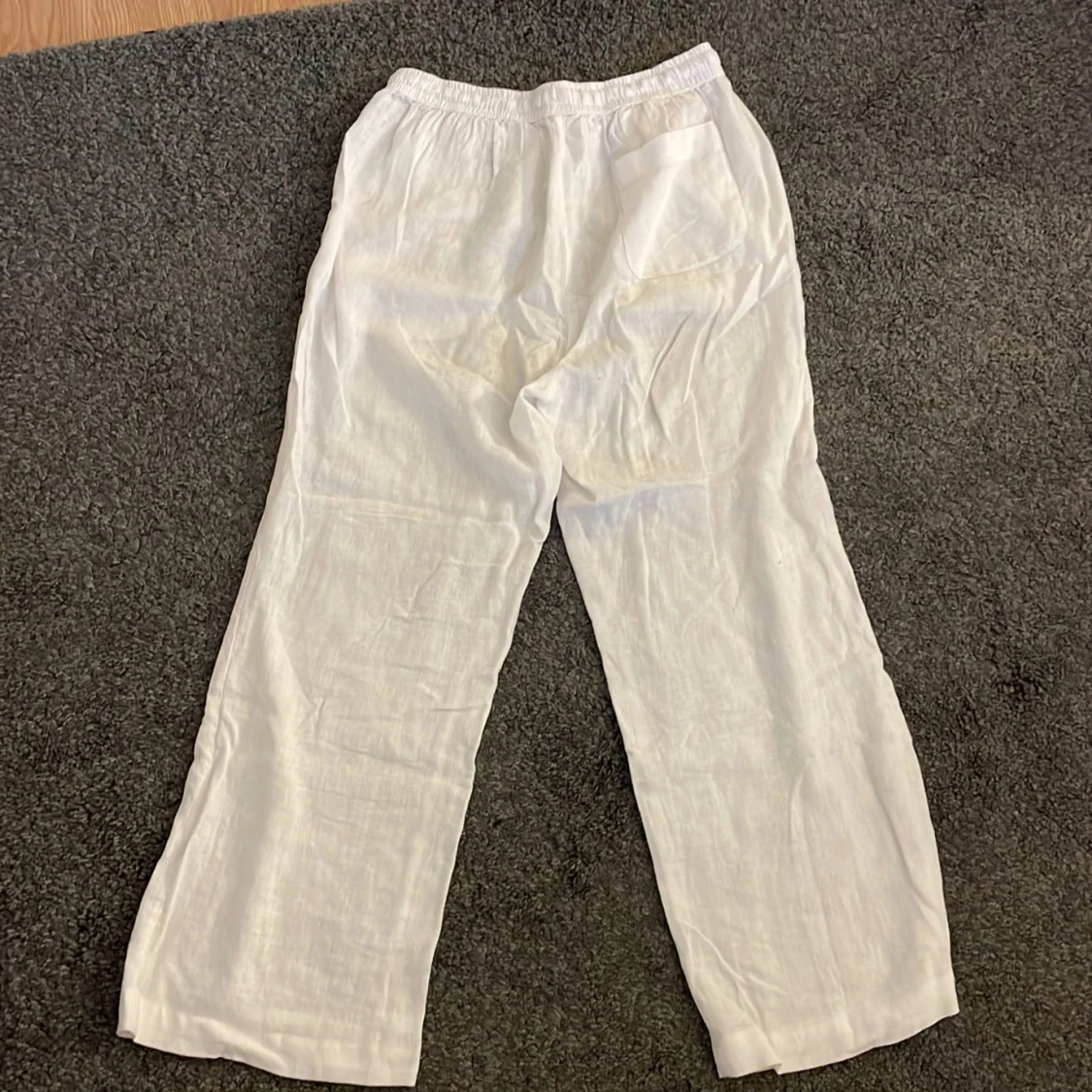 Vita linnebyxor  - 90