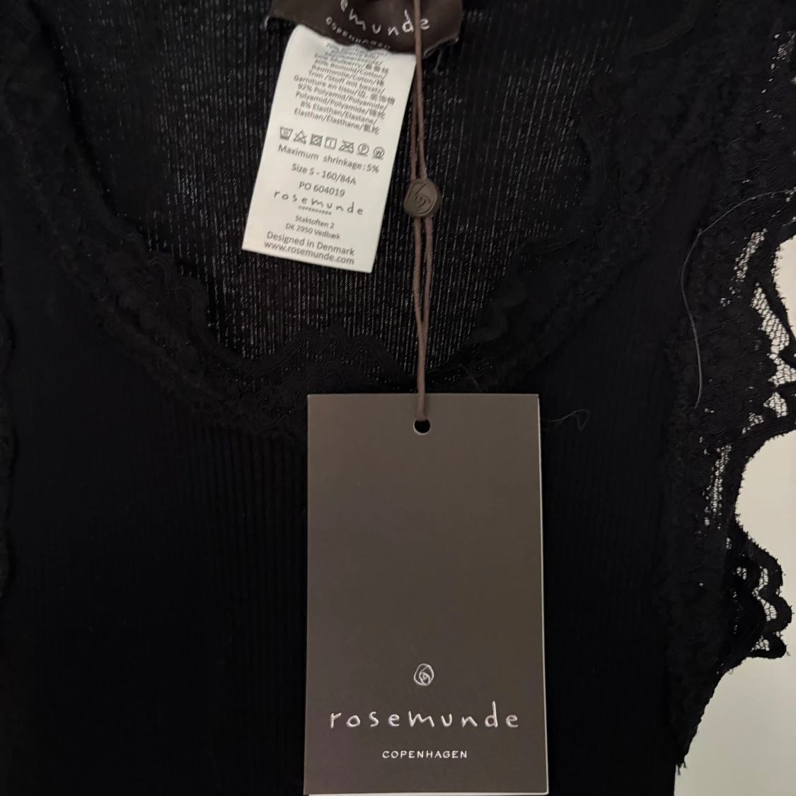 Svart topp/klänning från Rosemunde - 2