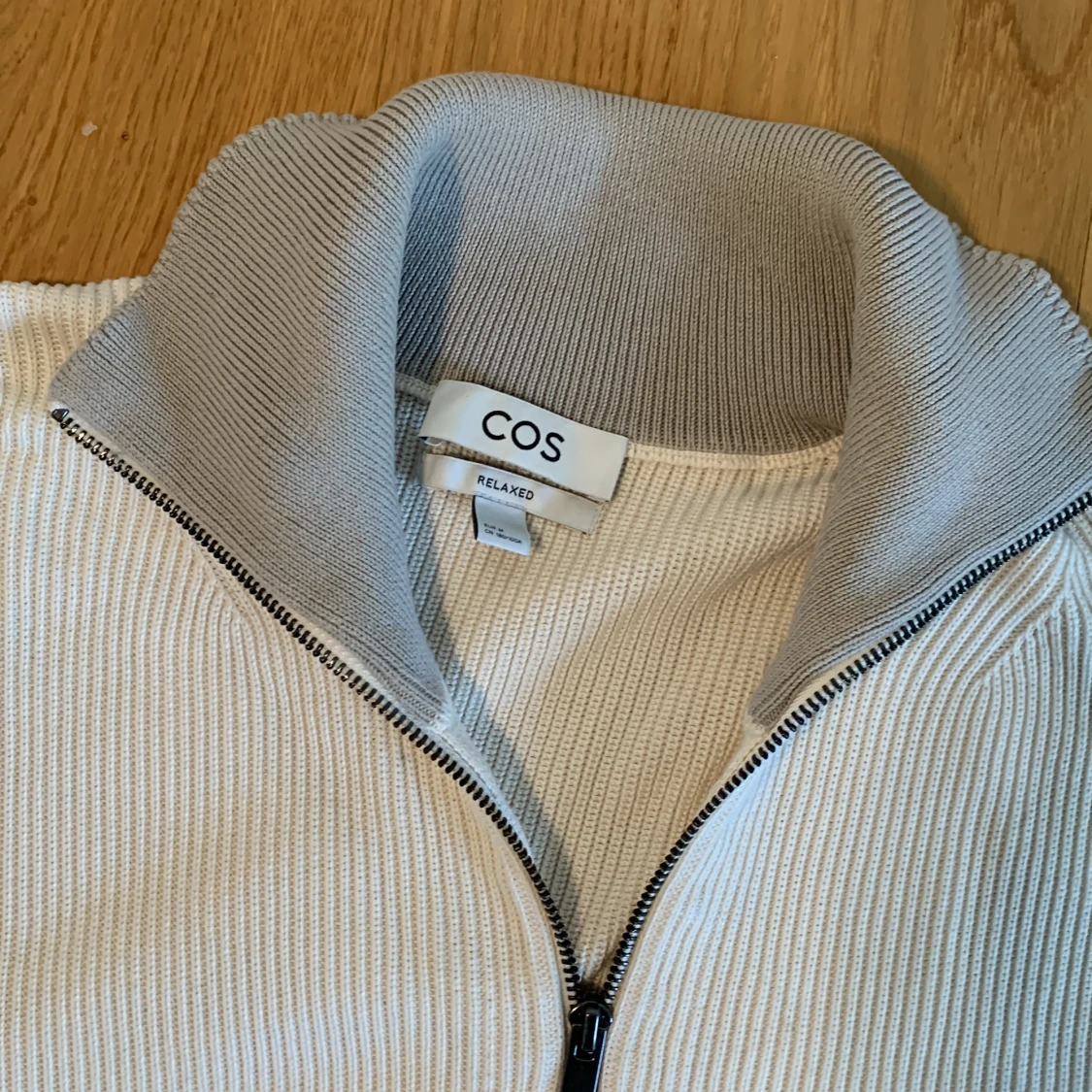 Cos Quarter zip tröja - 3