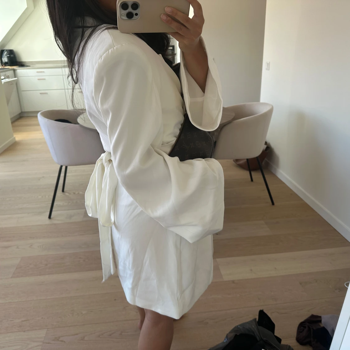 Vit kavaj klänning - 1