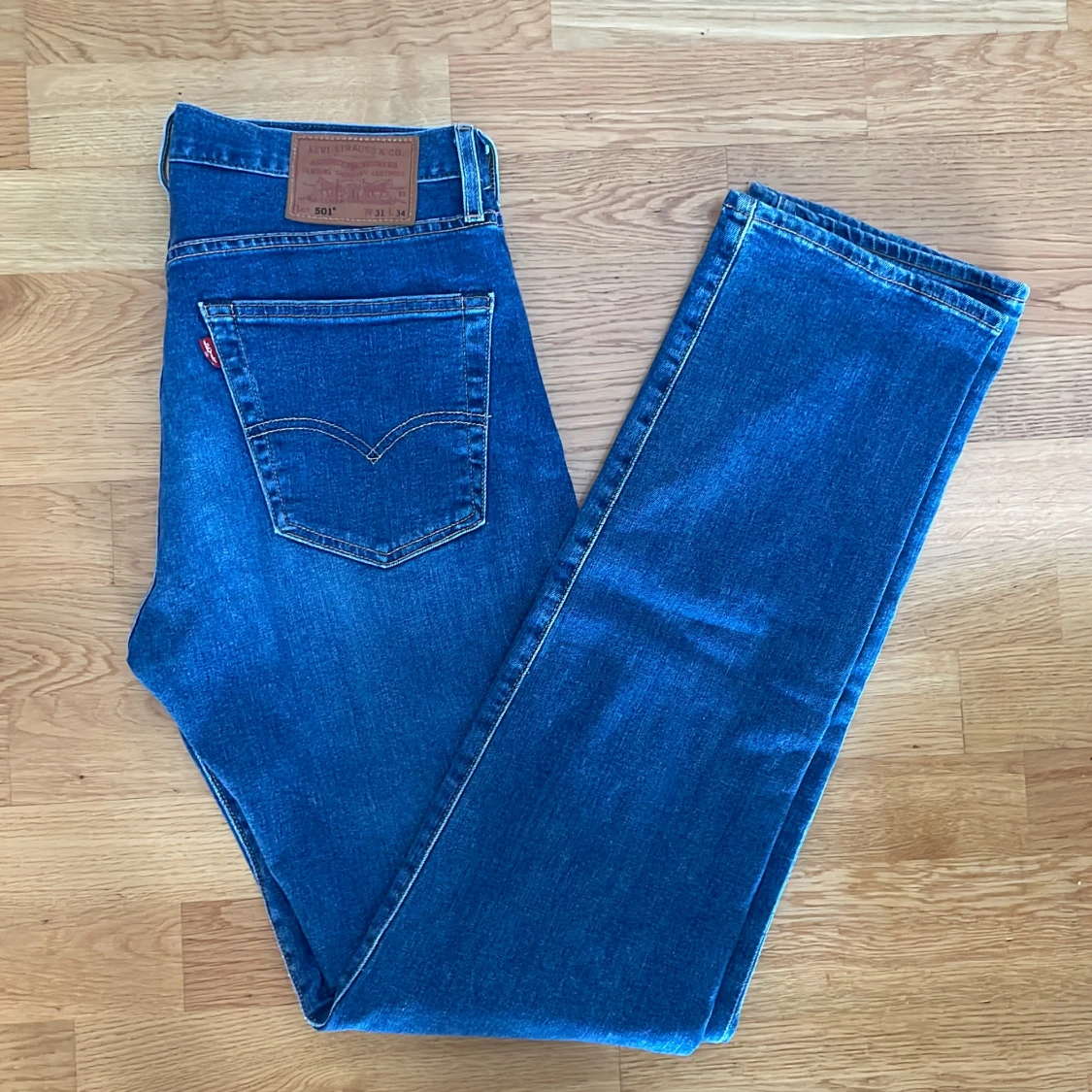 Levi's 501 blå jeans