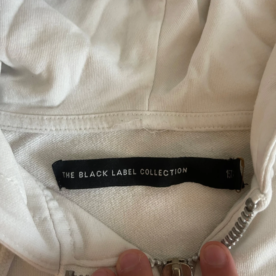 Vit hoodie från The Black Label Collection - 1